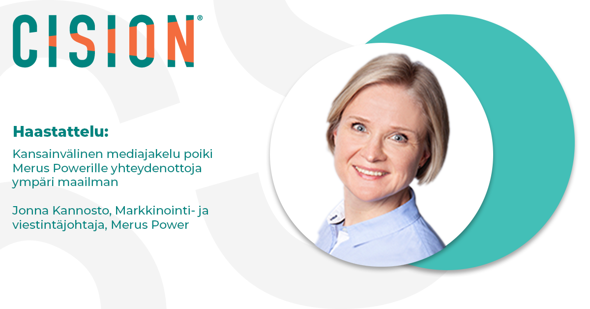 Kansainvälinen mediajakelu poiki Merus Powerille yhteydenottoja ympäri maailman